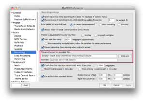 reaper-11-file-naming